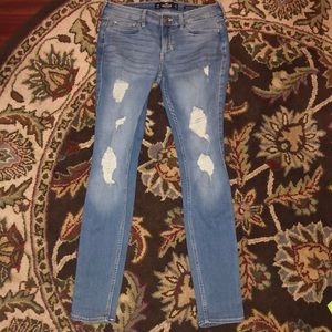 Hollister low rise super skinny jeans